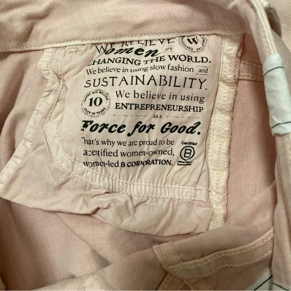 Frank & Eileen Women's Size 27 Sligo Italian Performance Denim Skinny Jean Pink - Picture 8 of 16